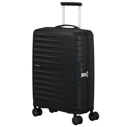 American Tourister Fastforward 55 cm Expandable Carry On Suitcase - Flash Black