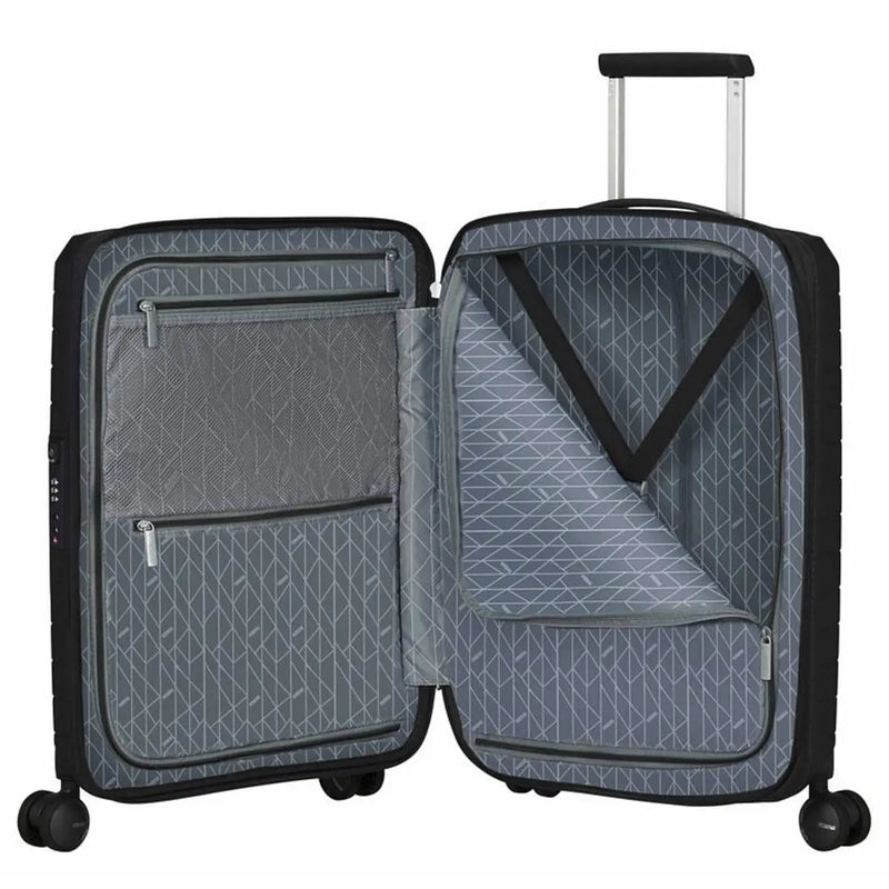 American Tourister Fastforward 55 cm Expandable Carry On Suitcase - Flash Black