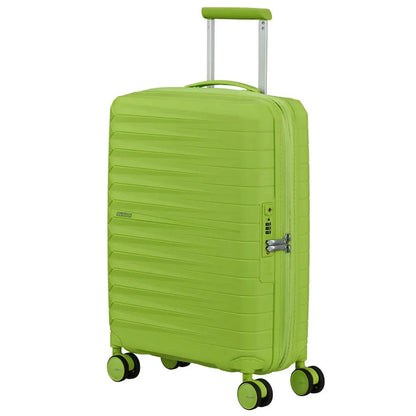 American Tourister Fastforward 55 cm Expandable Carry On Suitcase - Neon Lime