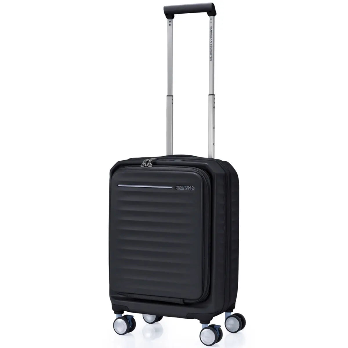 American Tourister Frontec 54 cm Expandable Carry-On Suitcase - Black