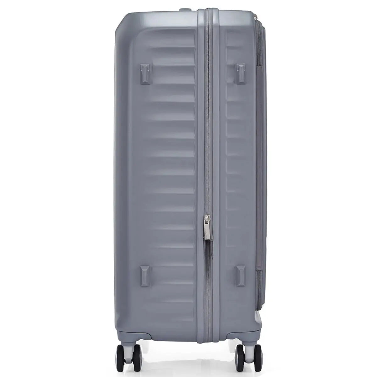 American Tourister Frontec 75 cm Expandable Front Opening Suitcase - Cool Grey