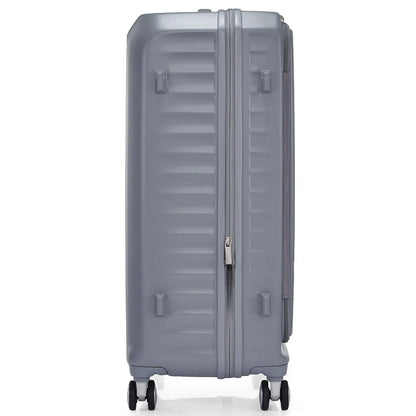American Tourister Frontec 75 cm Expandable Front Opening Suitcase - Cool Grey