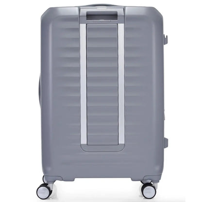 American Tourister Frontec 75 cm Expandable Front Opening Suitcase - Cool Grey
