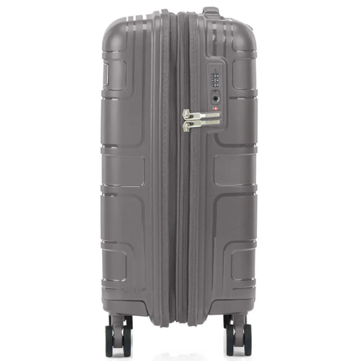 American Tourister Light Max 55 cm Expandable Carry-On Spinner Suitcase - Mercury Grey
