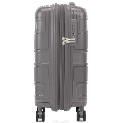 American Tourister Light Max 55 cm Expandable Carry-On Spinner Suitcase - Mercury Grey
