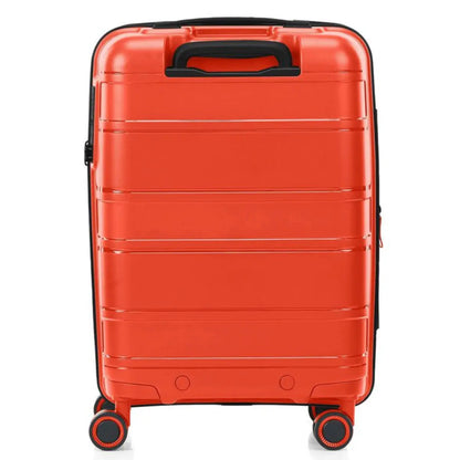 American Tourister Light Max 55 cm Expandable Carry-On Spinner Suitcase - Flame Orange