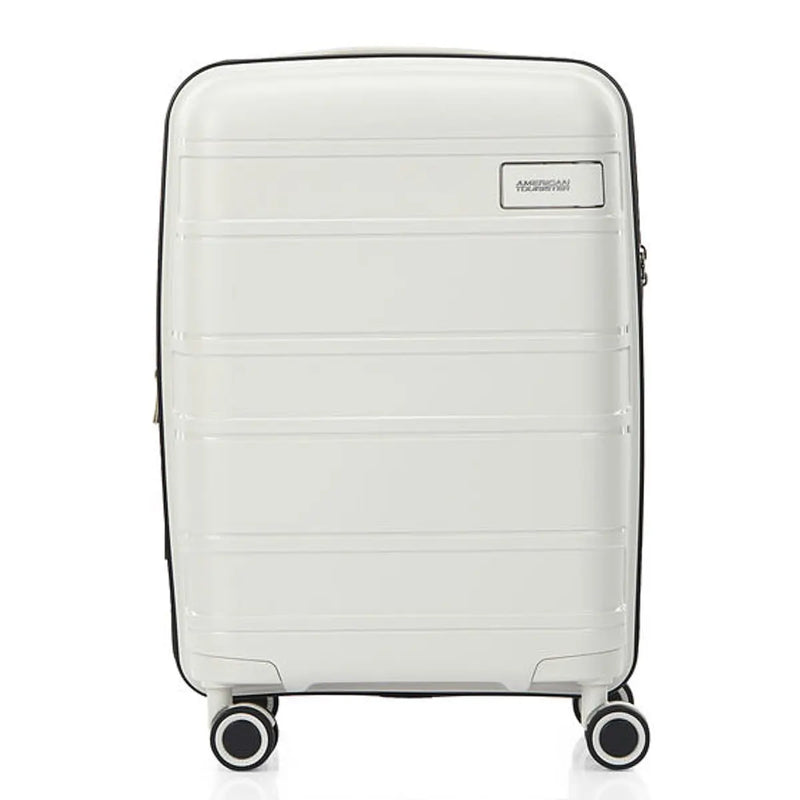 American Tourister Light Max 55 cm Expandable Carry-On Spinner Luggage - Off White