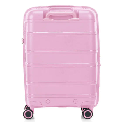 American Tourister Light Max 55 cm Expandable Carry-On Spinner Suitcase - Fresh Pink