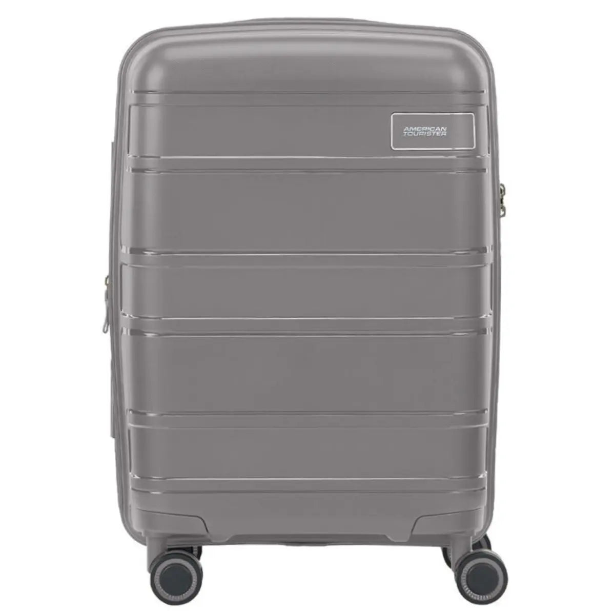 American Tourister Light Max 55 cm Expandable Carry-On Spinner Suitcase - Mercury Grey