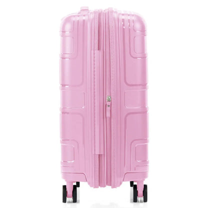 American Tourister Light Max 55 cm Expandable Carry-On Spinner Suitcase - Fresh Pink