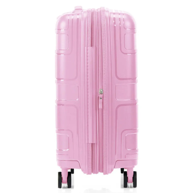 American Tourister Light Max 55 cm Expandable Carry-On Spinner Suitcase - Fresh Pink