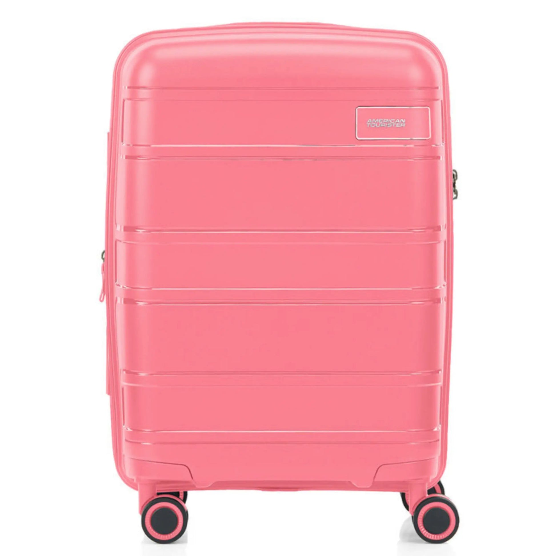 American Tourister Light Max 55 cm Expandable Carry-On Spinner Suitcase - Pink Blush