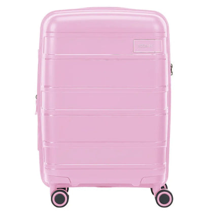 American Tourister Light Max 55 cm Expandable Carry-On Spinner Suitcase - Fresh Pink