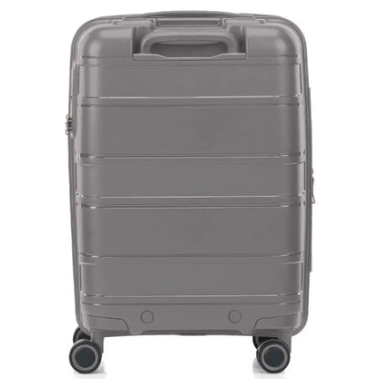 American Tourister Light Max 55 cm Expandable Carry-On Spinner Suitcase - Mercury Grey