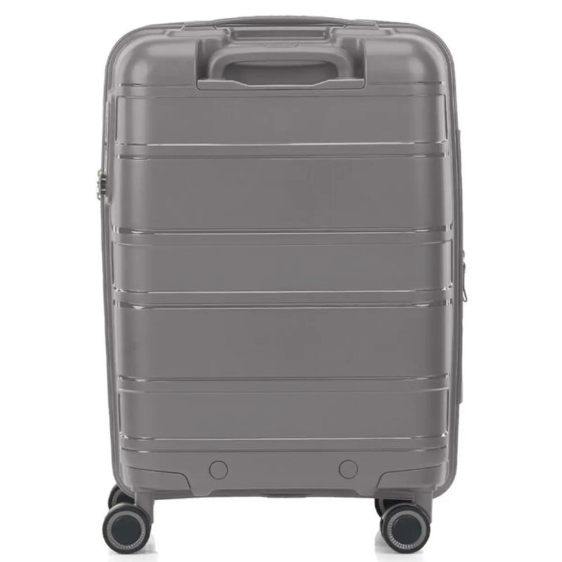 American Tourister Light Max 55 cm Expandable Carry-On Spinner Suitcase - Mercury Grey