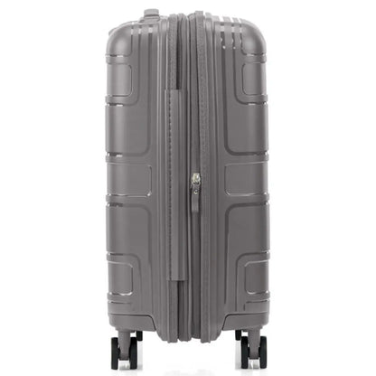 American Tourister Light Max 55 cm Expandable Carry-On Spinner Suitcase - Mercury Grey