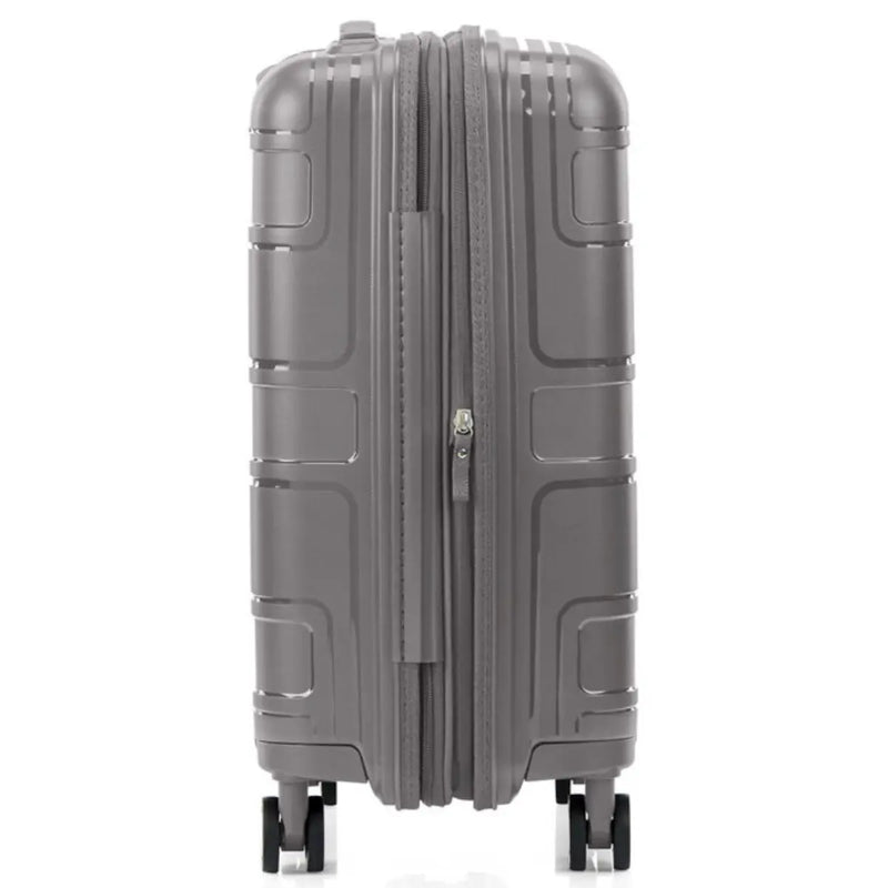 American Tourister Light Max 55 cm Expandable Carry-On Spinner Suitcase - Mercury Grey