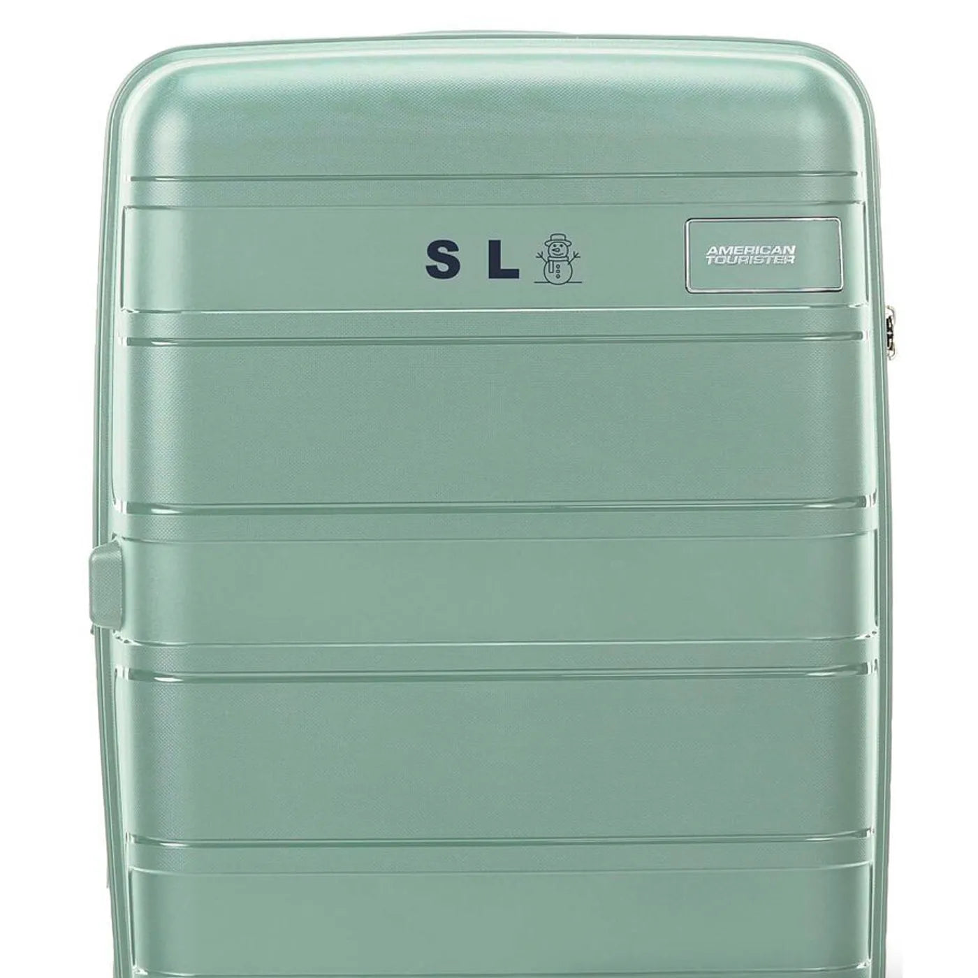 American Tourister Light Max 55 cm Expandable Carry On Spinner Suitcase Urban Green