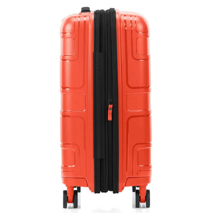 American Tourister Light Max 55 cm Expandable Carry-On Spinner Suitcase - Flame Orange