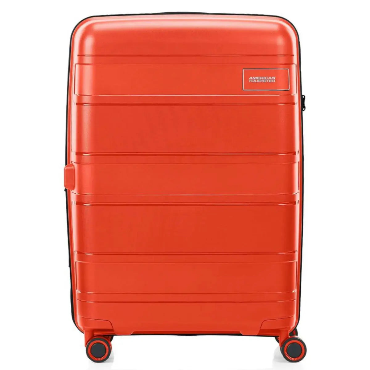 American Tourister Light Max 69 cm Expandable Spinner Suitcase - Flame Orange