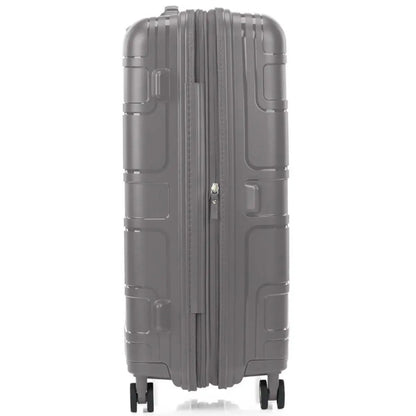 American Tourister Light Max 69 cm Expandable Spinner Suitcase - Mercury Grey
