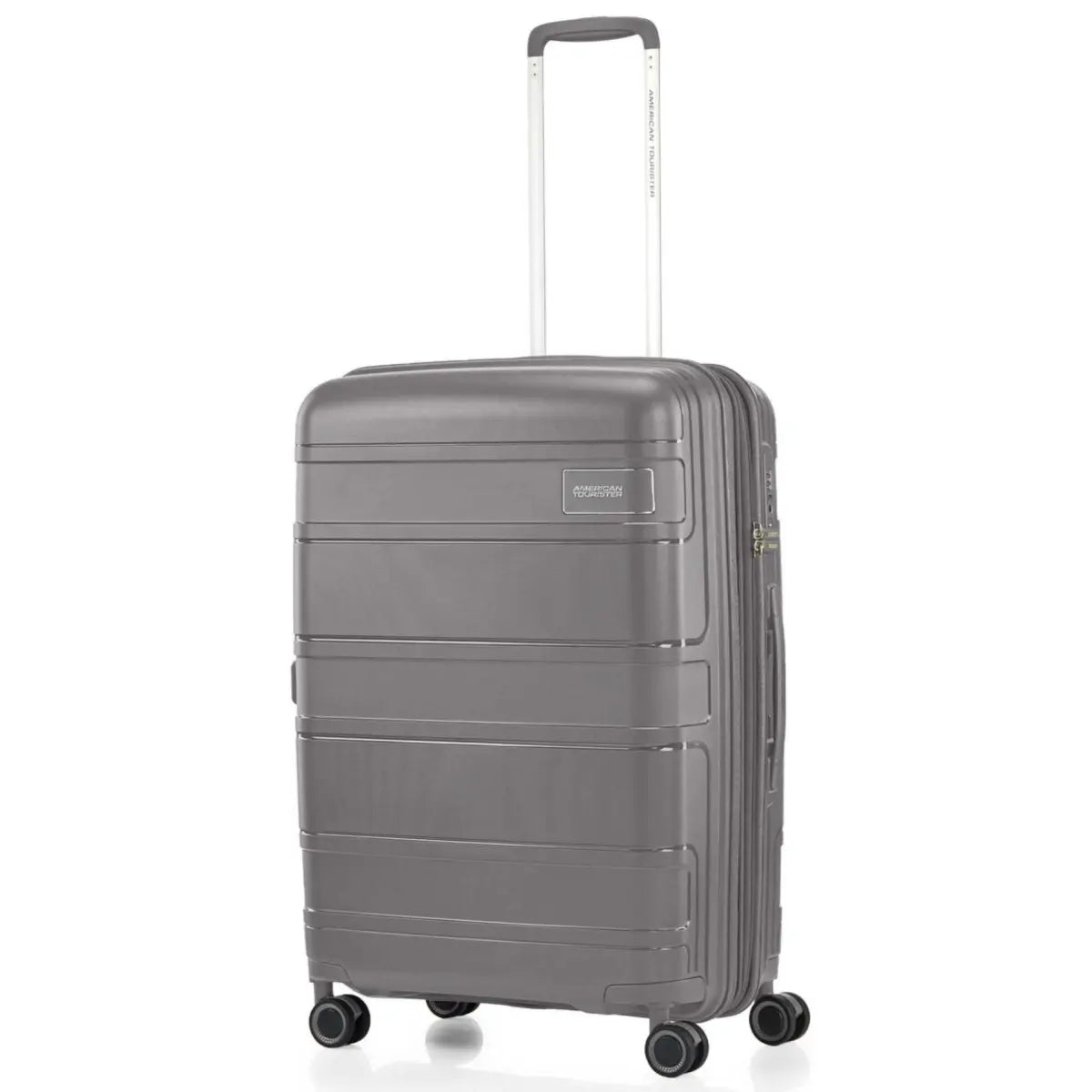 American Tourister Light Max 69 cm Expandable Spinner Suitcase - Mercury Grey