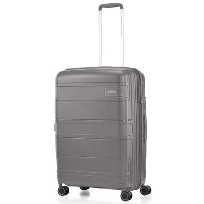 American Tourister Light Max 69 cm Expandable Spinner Suitcase - Mercury Grey