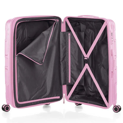 American Tourister Light Max 69 cm Expandable Spinner Suitcase - Fresh Pink