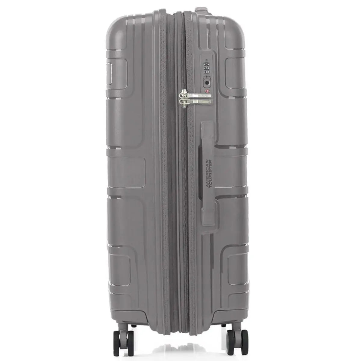 American Tourister Light Max 69 cm Expandable Spinner Suitcase - Mercury Grey