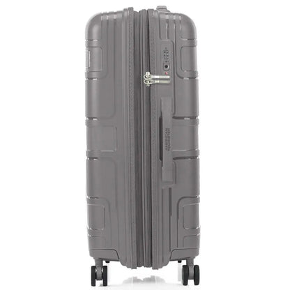 American Tourister Light Max 69 cm Expandable Spinner Suitcase - Mercury Grey