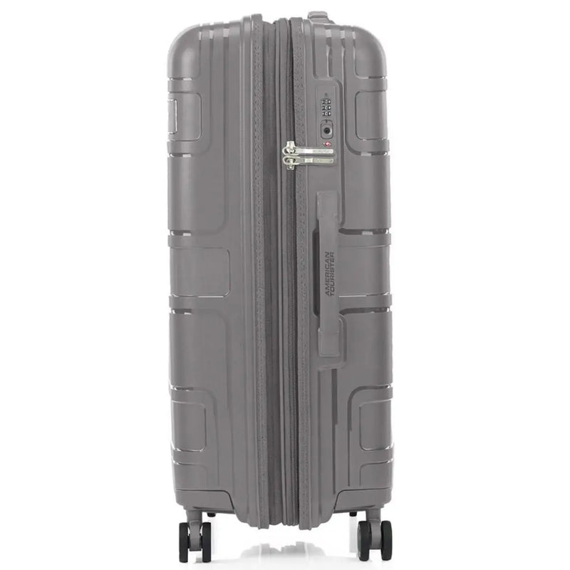American Tourister Light Max 69 cm Expandable Spinner Suitcase - Mercury Grey
