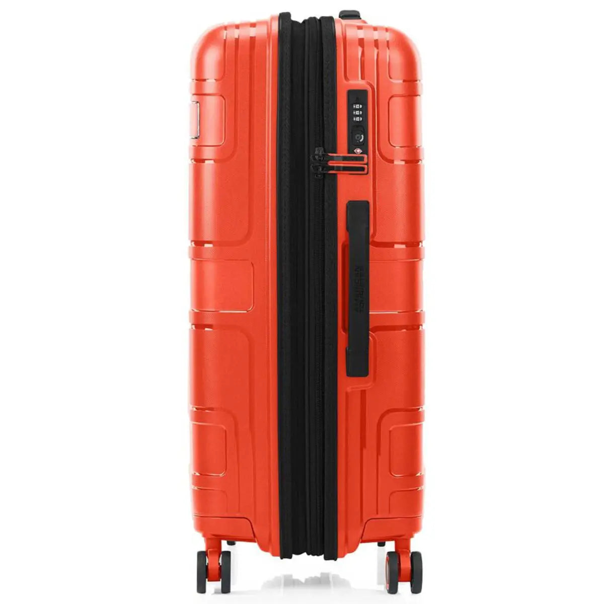 American Tourister Light Max 69 cm Expandable Spinner Suitcase - Flame Orange