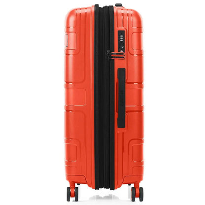 American Tourister Light Max 69 cm Expandable Spinner Suitcase - Flame Orange