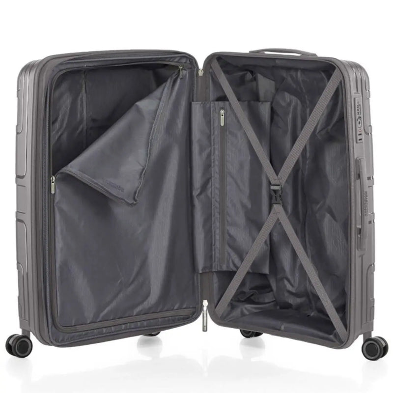 American Tourister Light Max 69 cm Expandable Spinner Suitcase - Mercury Grey