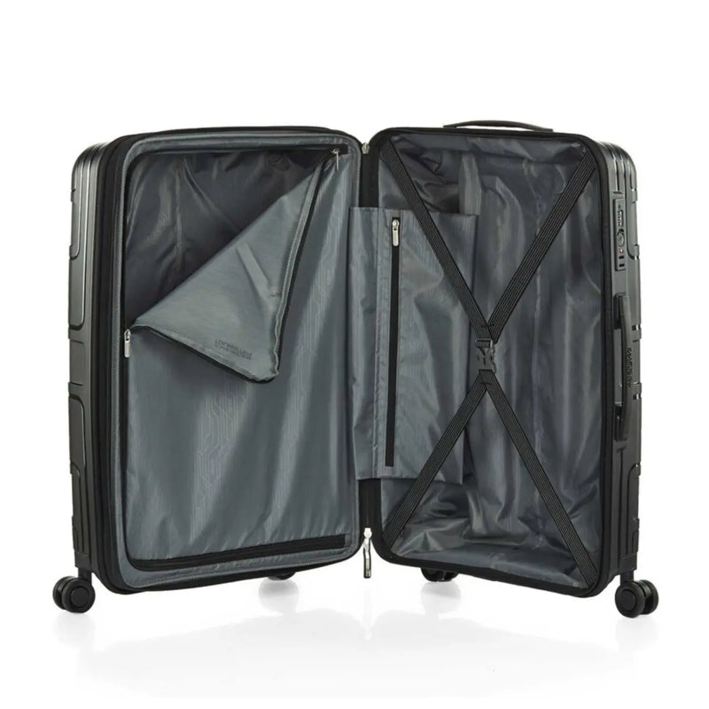 Zippered divider and packing straps