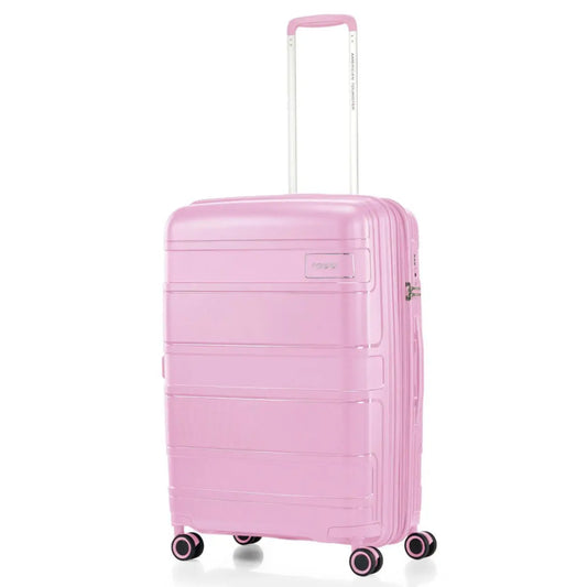 American Tourister Light Max 69 cm Expandable Spinner Suitcase - Fresh Pink
