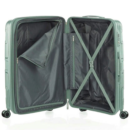 American Tourister Light Max 69 cm Expandable Spinner Suitcase Urban Green