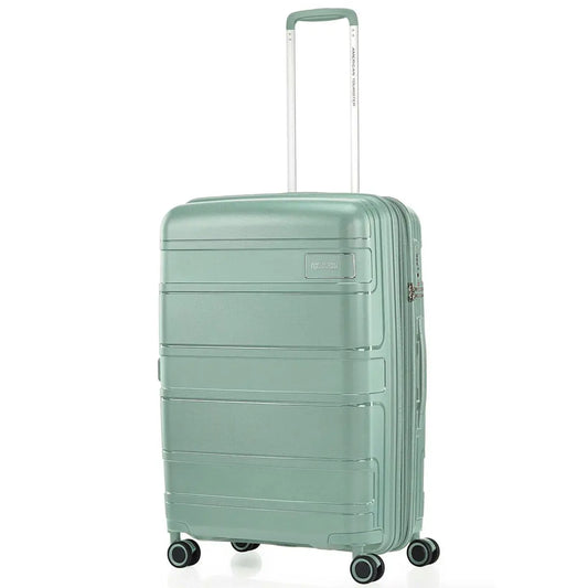 American Tourister Light Max 69 cm Expandable Spinner Suitcase - Urban Green