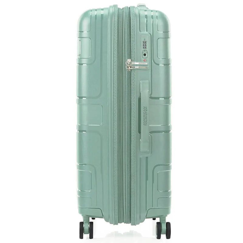American Tourister Light Max 69 cm Expandable Spinner Suitcase Urban Green
