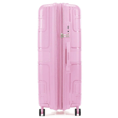 American Tourister Light Max 82 cm Expandable Spinner Suitcase - Fresh Pink