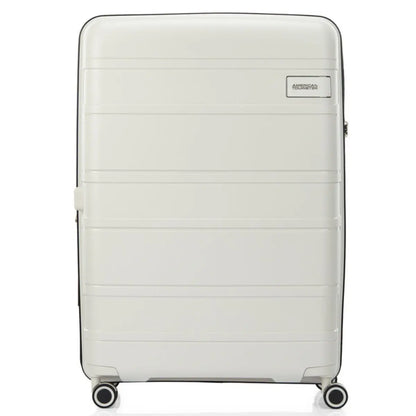 American Tourister Light Max 82 cm Expandable Spinner Luggage - Off White