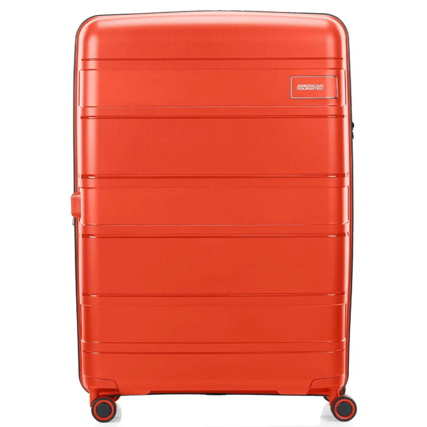 American Tourister Light Max 82 cm Expandable Spinner Suitcase - Flame Orange