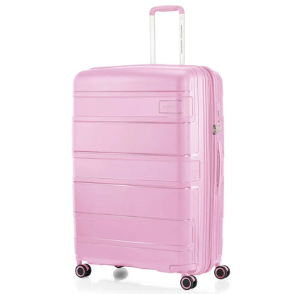 American Tourister Light Max 82 cm Expandable Spinner Suitcase - Fresh Pink