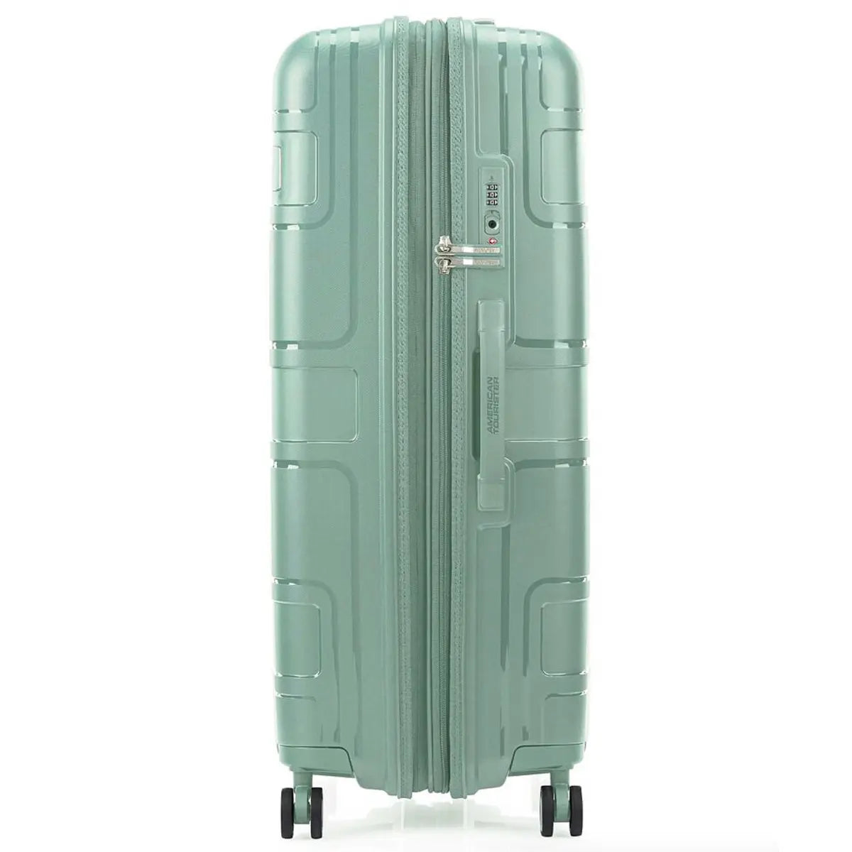 American Tourister Light Max 82 cm Expandable Spinner Suitcase Urban Green