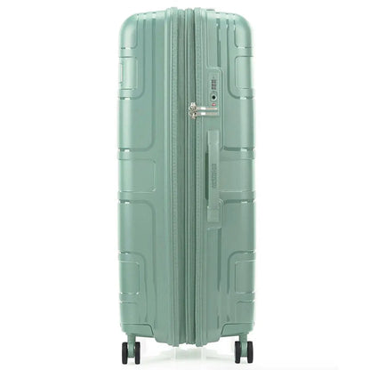 American Tourister Light Max 82 cm Expandable Spinner Suitcase Urban Green