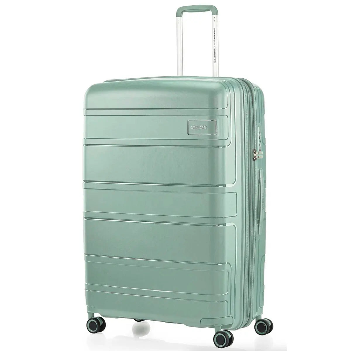 American Tourister Light Max 82 cm Expandable Spinner Suitcase - Urban Green