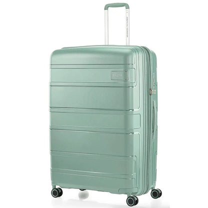American Tourister Light Max 82 cm Expandable Spinner Suitcase - Urban Green