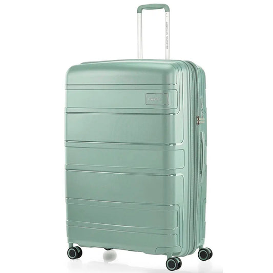 American Tourister Light Max 82 cm Expandable Spinner Suitcase - Urban Green