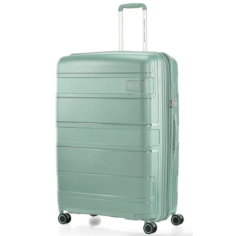 American Tourister Light Max 82 cm Expandable Spinner Suitcase - Urban Green