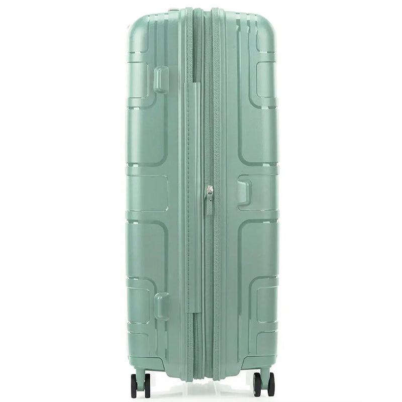 American Tourister Light Max 82 cm Expandable Spinner Suitcase Urban Green
